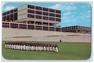 1972 Graduation Parade During June Week US Air Force Colorado Spring CO Postcard