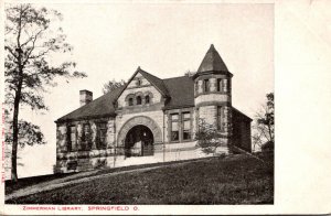 Ohio Springfield The Zimmerman Library