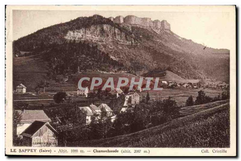 Postcard Old Sappey Isere Chamechaude