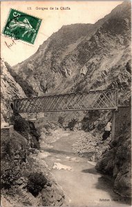 Algeria Gorges de la Chiffa Vintage Postcard C156