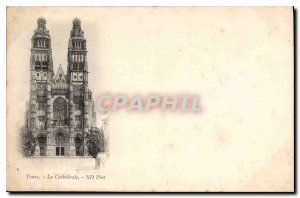 Postcard Old Tours Cathedrale