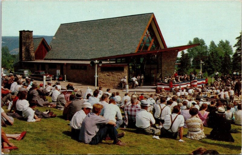 Alexander Graham Bell Museum Baddeck Nova Scotia Historical Forest Postcard 