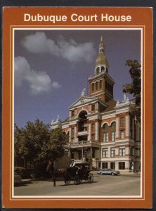 America Postcard - County Courthouse, Dubuque, Iowa. Posted 1991 -  LC3619