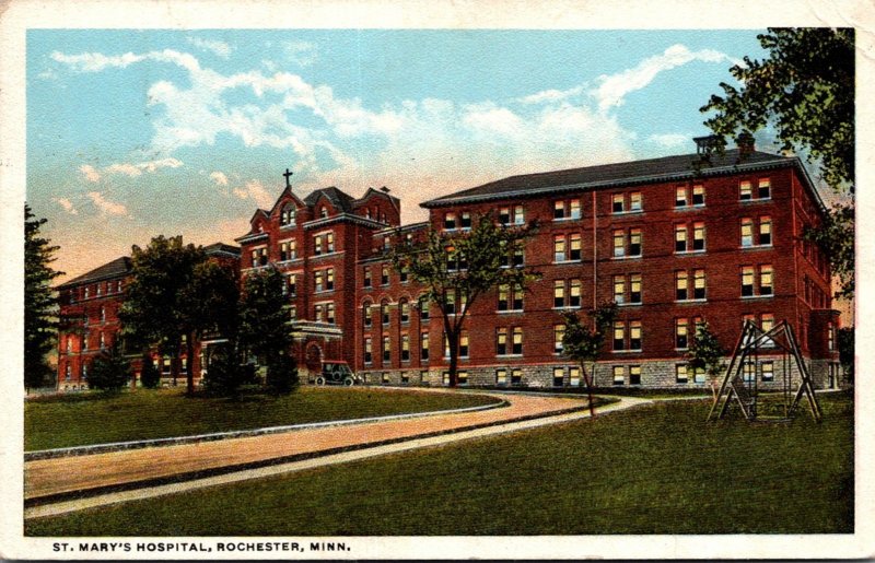 Minnesota Rochester St Mary's Hospital 1922 Curteich