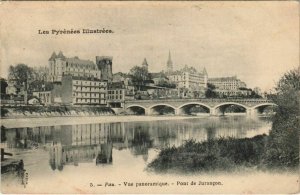 CPA Pau vue panoramique ,Pont de Jurancon FRANCE (1124731)