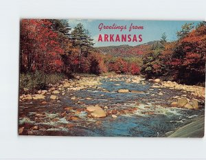 Postcard River Bed, Greetings from Arkansas