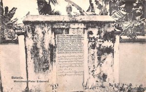 Monument Pieter Erberveld Batavia Indonesia, Republik Indonesia 1918 
