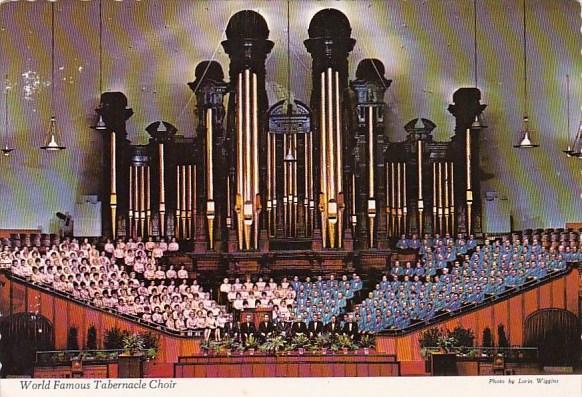 World Famous Tabernacle Choir And Organ Salt Lake City Utah 1977