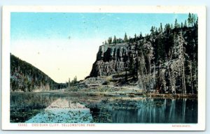 1920s Yellowstone Obsidian Cliff Haynes Photo Postcard WY Vtg A32