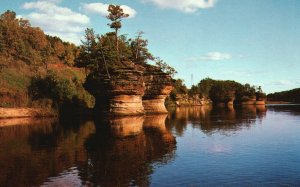 Vintage Postcard Ink Stand Found In The Beautiful Lower Dells Wisconsin River WI