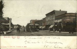 Beloit WI State St. 1907 Used Postcard