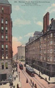 Oregon Portland Morrison Street Looking East