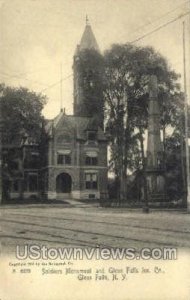 Soldiers Monument in Glen Falls, New York