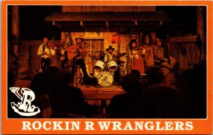 Postcard AZ Mesa Rockin R Wranglers chuckwagon dinner show