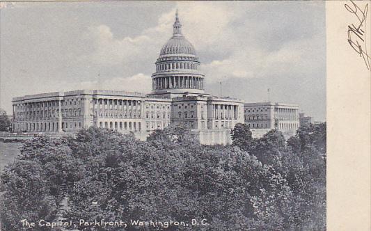 The Capitol Park Front Washington DC Rotograph 1906