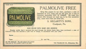 Postcard Pennsylvania Coalport 1930s Palmolive Soap Advertising 22-14371