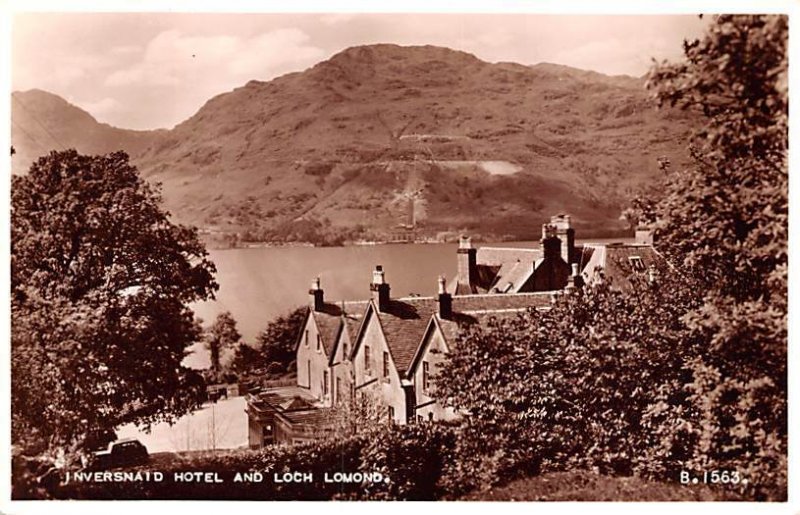 Inversnaid Hotel and Loch Lomond Scotland, UK Writing on back 