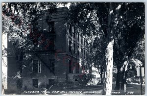 c1950s Mt. Vernon, IA RPPC Simpson College Altoona Hall Building Photo PC A108