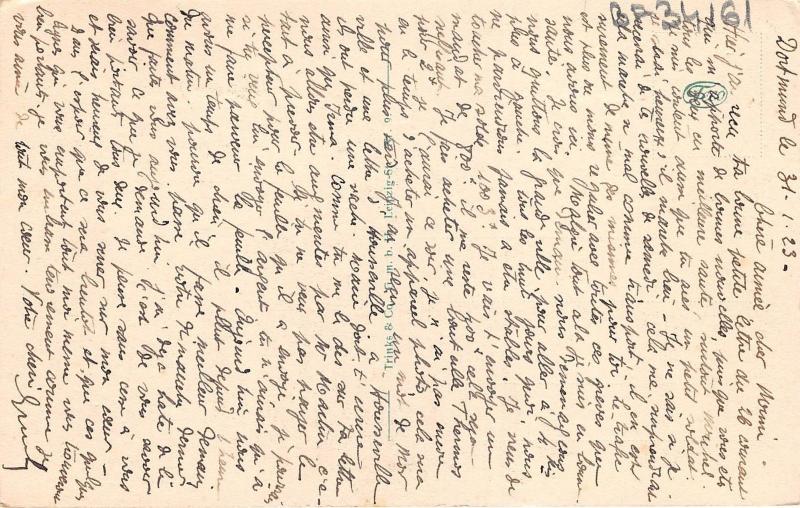 BF34161 dortmund hafen germany  front/back scan