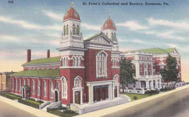 St. Peter's Cathedral and Rectory - Scranton PA, Pennsylvania - Linen