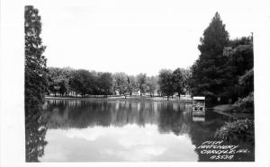 Carlyle Illinois Fish Hatchery 1950s RPPC Photo Postcard Cook 13171