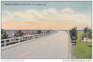 Florida Pigeon Key Seagoing Highway To Key West From Pigeon Key