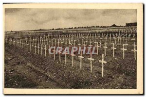 Postcard Old National Cemetery Douaumont National Army