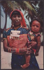 Kuna Indian Woman Postcard