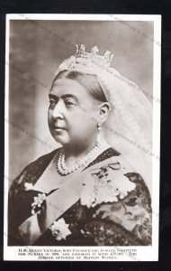 ROY012 - Queen Victoria - Founded the Jubilee Institute for Nurses - postcard