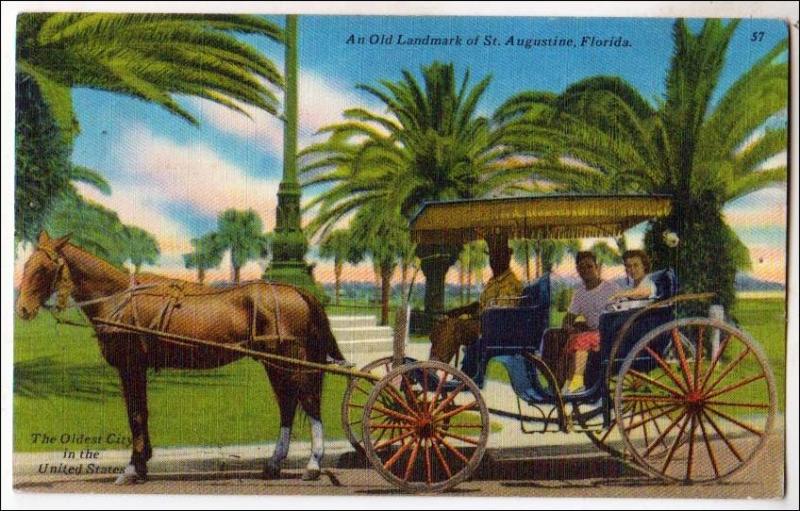 FL - St. Augustine. Horse & Carriage