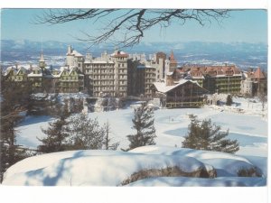 Lake Mohonk Mountain House, Winter, Catskills, New Paltz New York, 1990 Postcard