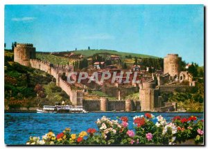 Postcard Modern Istanbul Turkey Rumeli Hisari ve Bogazici