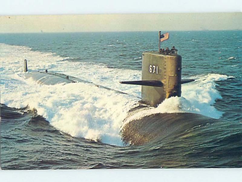 Pre-1980 military postcard NAMED IDENTIFIABLE BOAT hp8167