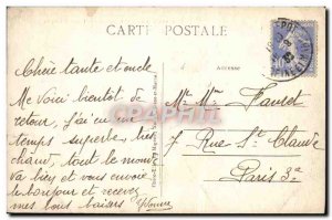 Old Postcard Vaux Le Vicomte Main Facade