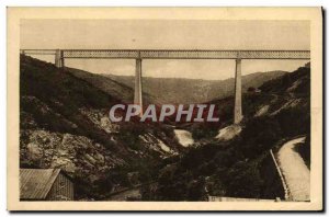 Old Postcard The Viaduct Fades the Highest of Europe