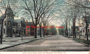 IN, Fort Wayne, Indiana, West Wayne Street, 1911 PM, Indiana News Pub No C8214