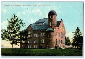 c1910 Morgan Gymnasium Mt. Union College Building View Alliance Ohio OH Postcard