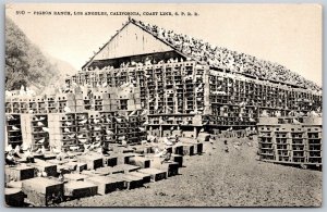 Vtg Los Angeles California CA Pigeon Ranch Southern Pacific Railroad Postcard