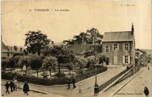 CPA Cher VIERZON Le Jardin (984175)