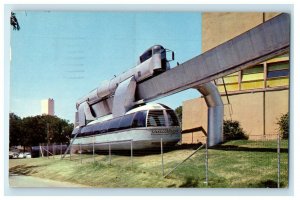 1961 Famous Monorail at Fair Park, Dallas Texas TX Posted Vintage Postcard