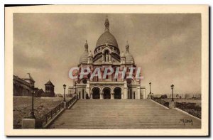 Old Postcard The Small Paintings of Paris La Basilique du Sacre Coeur in Mont...