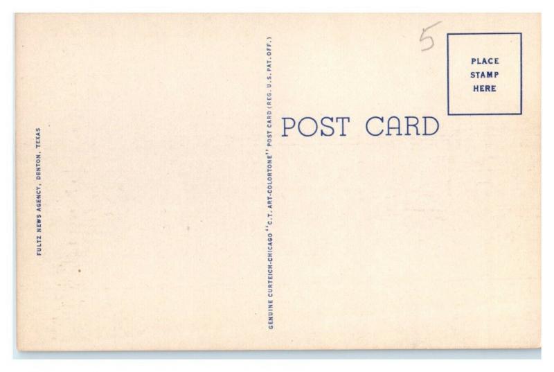 Flow Memorial Hospital, Denton, TX Postcard *5F(2)17