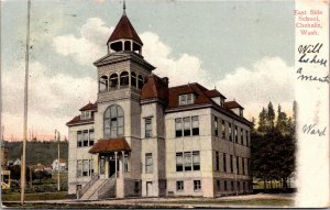 Postcard East Side School in Chehalis, Washington~135327