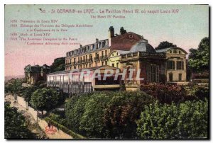 Postcard Old St Germain en Laye The Pavilion Henry IV or Louis XIV was born