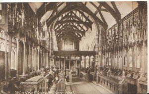 Lancashire Postcard - Whalley Church - Choir West - Ref TZ6322