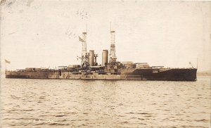 H98/ Ship Postcard c1910 Military Navy USS Utah Battleship 131