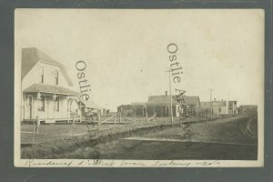 Doran MINNESOTA RPPC 1907 MAIN STREET nr Breckenridge Campbell Foxhome DPO