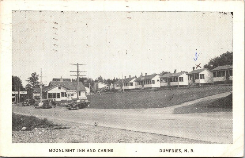 Postcard Moonlight Inn and Cabins in Dumfries, New Brunswick, Canada~139045