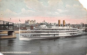 Steamer Hendrick Hudson Ferry Boats Ship Postal Used Unknown 