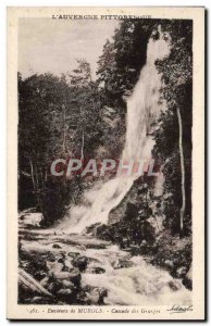 Old Postcard From Around Murols Cascade Des Granges